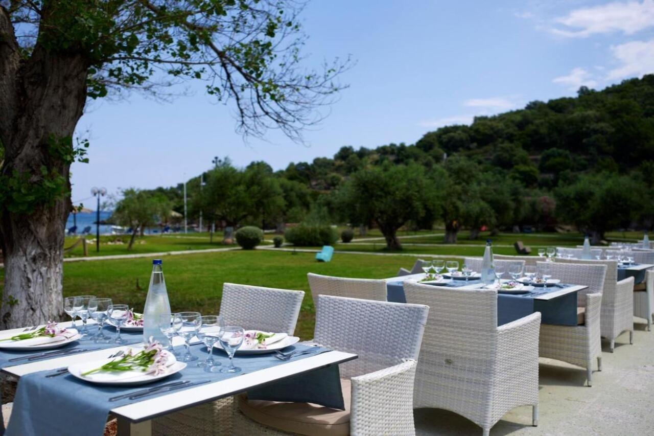 Belle Helene Hotel Vathí Restaurant bilde